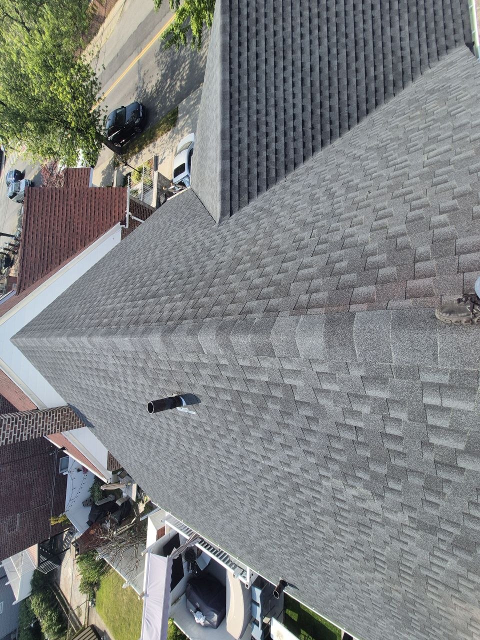 Aerial Shingle Roof