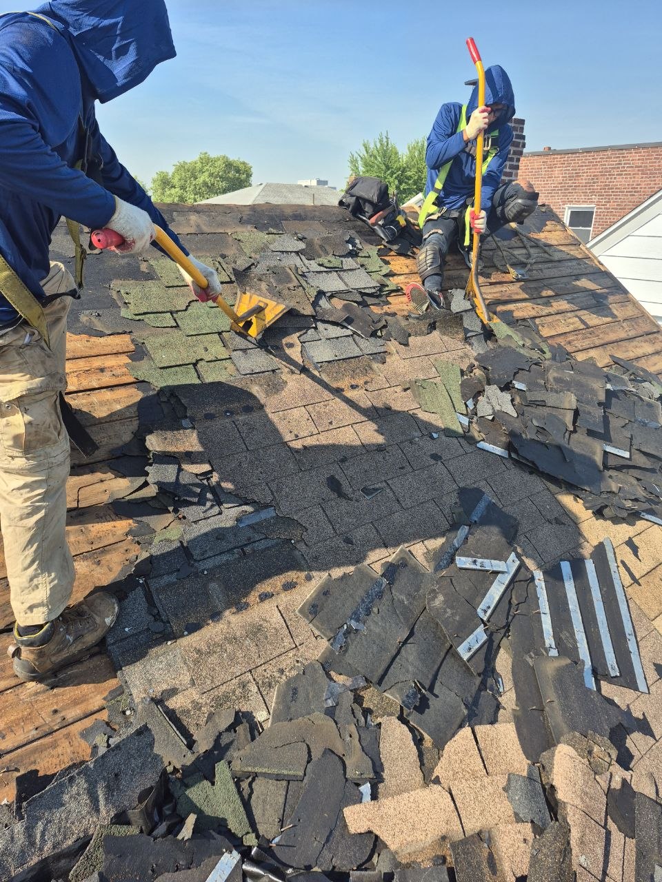 Tear-Off — Old Shingles Removed